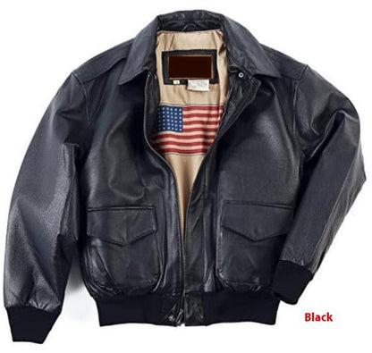 Retro Oversized Motorcycle Jacket American Air Force Pu Leather Jacket For Male Female Pilots Couple Leather Jackets Motorcycle