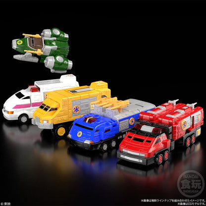 Em Estoque Bandai Original Smp Super Mini-Pla Gogofive Power Rangers Lightspeed Rescue Victory Robo Lightspeed Megazord para Montar