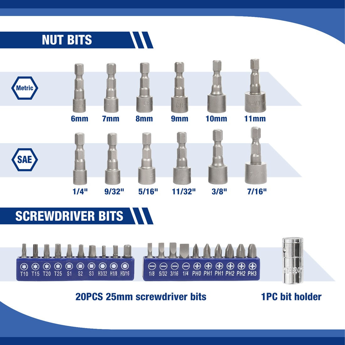 WORKPRO 69PC 1/4" Ratchet Wrench and Screwdriver Bits Set Sockets Set Hex Torque Quick Release Ratchet Wrench Handle Repair Tool