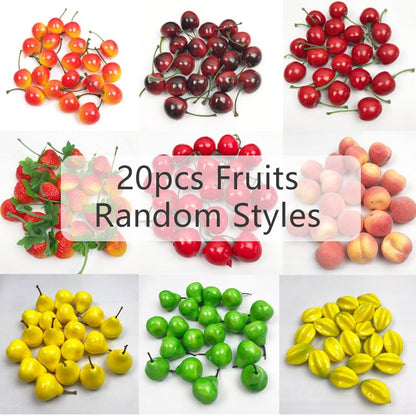 Simulated Food and Vegetables Indoor Showcase Photography Props Household Kitchen DIY Decoration Mini Micro Landscape Model TMZ