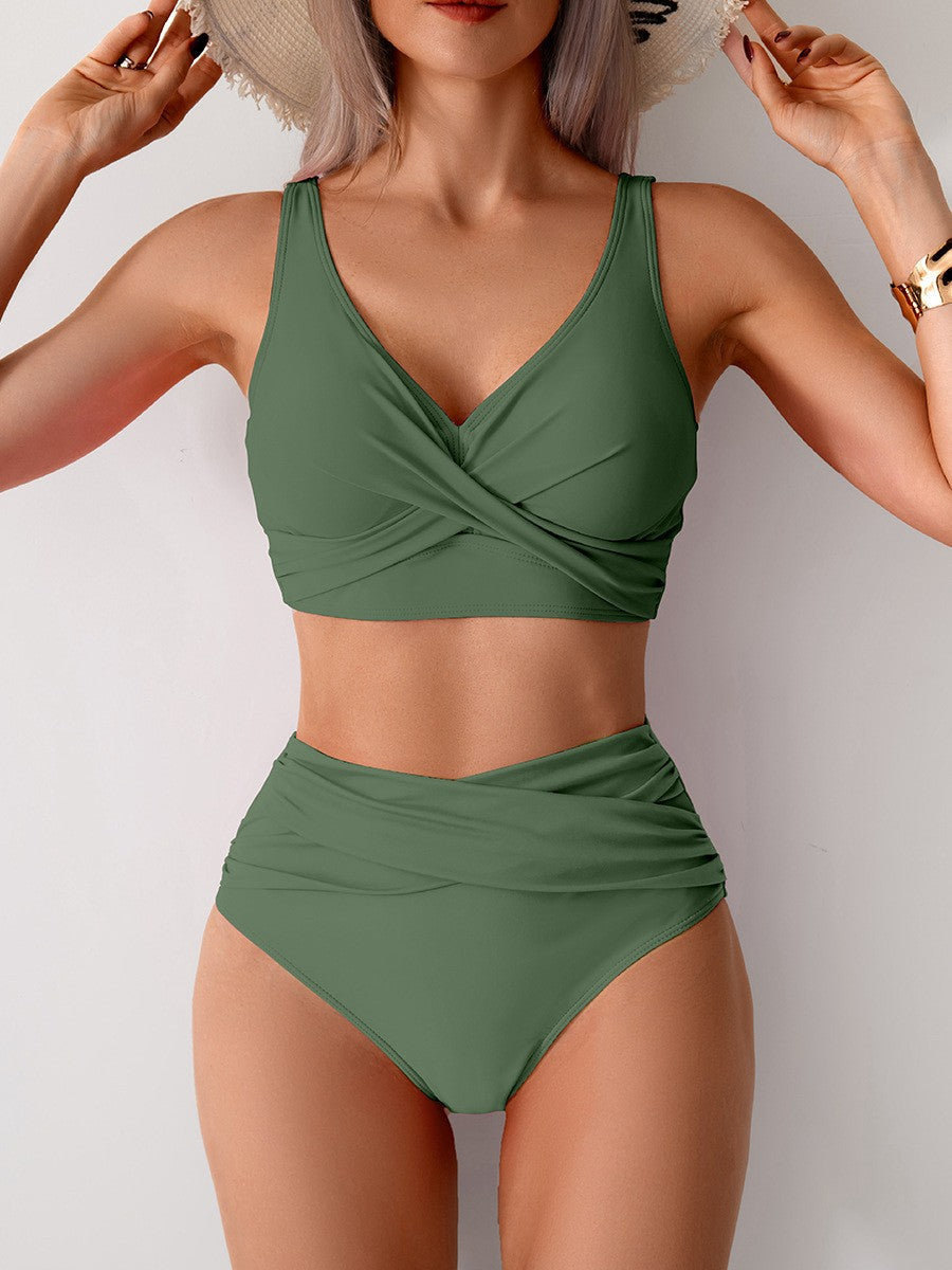 Summer Sexy Bikinis Push Up Swimsuits Women Swimwear For Female Beach Swim Wear Bathing Suits High Waist Bikini Set Pool Bather