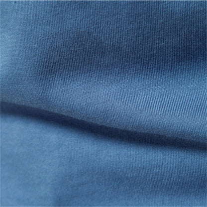 AIOPESON Camiseta Masculina De Algodão De Cor Sólida Gola Redonda Manga Longa Primavera Outono Camiseta Básica De Alta Qualidade Masculina