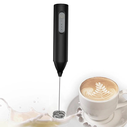 Espumador de leite portátil, batedor de ovos elétrico, máquina de café portátil, liquidificador USB ajustável de 3 velocidades, batedeira de alimentos de cozinha