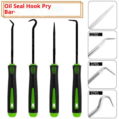 4-12 Pcs Precision Car Oil Seal Screwdriver Set O-Ring Gasket Puller Removal Tool Pick Hook Durable Tool
