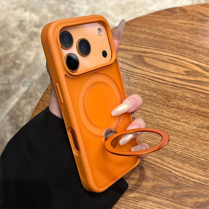 Capa de Celular com Anel de Suporte de Metal Magsafe para Carro para iPhone 17 Pro Max 17 Air 16 15 Pro 14 13 12 11 Capas Traseiras Magnéticas