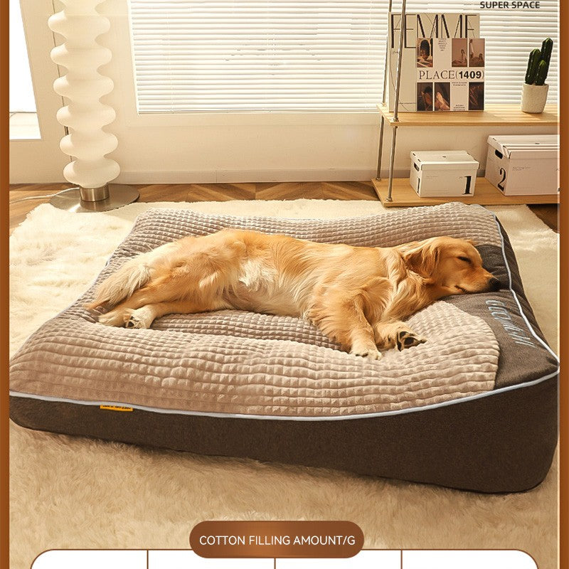 Cama HOOPET para cães e gatos, tapete grande para cães, ninho quente para animais de estimação, canil para cães de porte pequeno, médio e grande, filhotes, gatinhos, tamanho Plus, inverno