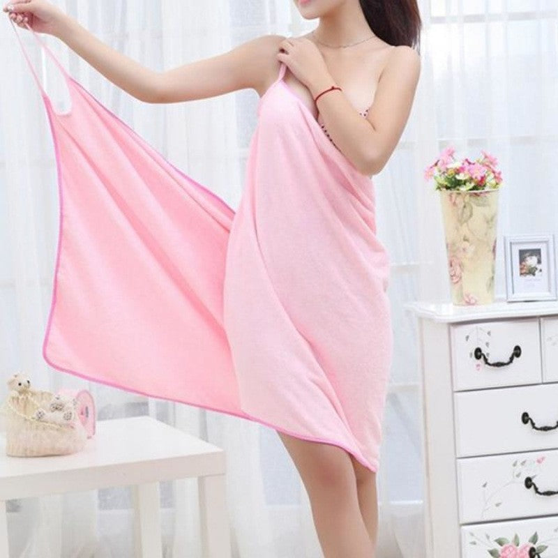 Women Wearable Robes Bath Towel For Bath and Sauna Beach Spa Towels Bathroom Home Textile Lady Bathrobe Microfiber Fast Drying