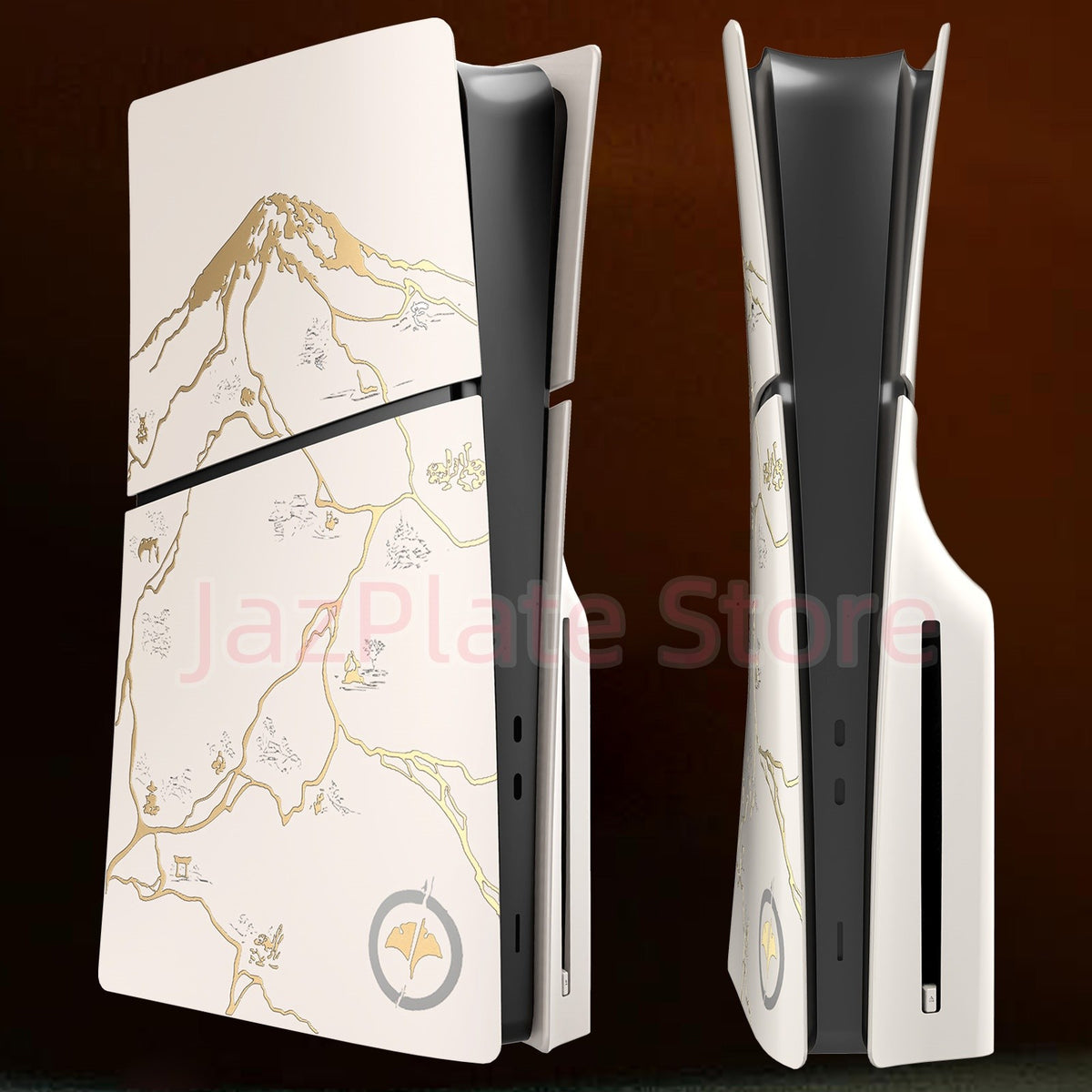 New Faceplates for PS5 Slim Disc Edition Only Anti-Scratch Replacement Panels Cover Shell Case for PlayStation 5 Slim Yotei