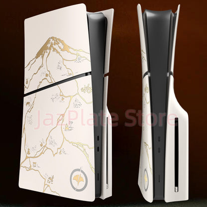 New Faceplates for PS5 Slim Disc Edition Only Anti-Scratch Replacement Panels Cover Shell Case for PlayStation 5 Slim Yotei