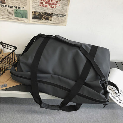 Handheld travel bag, large capacity sports and fitness bag, lightweight storage luggage bag, one shoulder crossbody travel bag