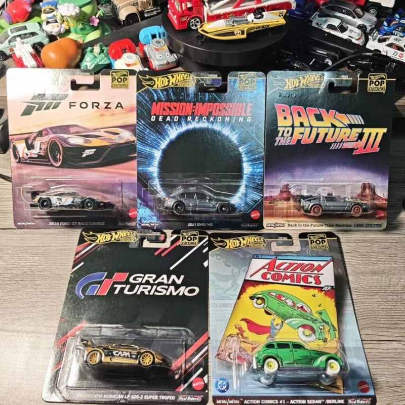 Hot Wheels Genuíno Hxd63 Coleção Pop Culture Stranger Things Godzilla De Volta Para O Futuro Forza Matrix Carros De Brinquedo Presentes