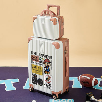 2025 New Large-capacity Suitcase 20/22/24/26/28-inch Cart Box Travel Boarding Case Portable Trolley Suitcase Roller Suitcase