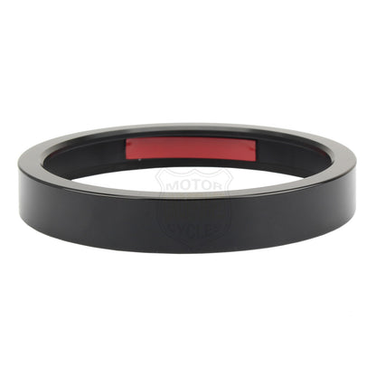 Motorcycle Speedometer Trim Bezel Trim Ring Aluminum For Harley Sportster 883 1200 Dyna Street Bob Low Rider Black/Chrome