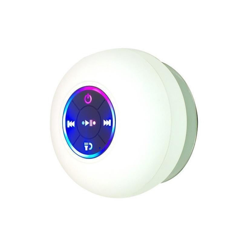 Portable Suction Cup Waterproof Luminous Bluetooth Speaker