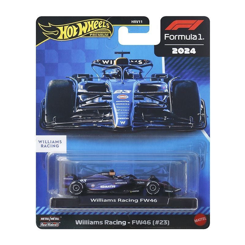 Original Hot Wheels Car Gold Label F1 Racing Model VISA Sauber Williams Fleet HRV11 1/64  Alloy Miniature Die-casting VehicleCar