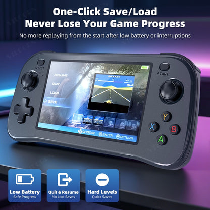 SF3100 Retro Handheld Game Console 4.5" IPS FHD Screen Portable Game Player Built-in 21000+Free Games for PS1 MAME Emulators