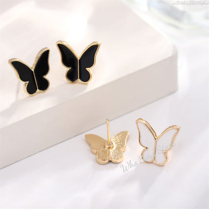 Conjuntos de Joias de Borboleta com Cristal Acrílico Romântico Pulseira Anel Colar Brinco Conjunto para Mulheres Acessórios de Vestido de Jantar de Casamento