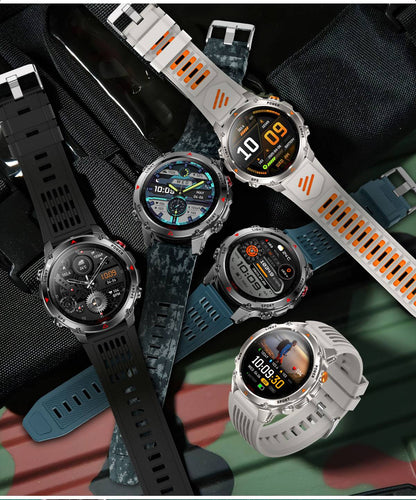 2025 Novo Smartwatch Profissional GPS Esportivo ao Ar Livre Corrida Rastreamento GPS Natação Bússola Altímetro 3ATM Pulseiras Esportivas Masculino