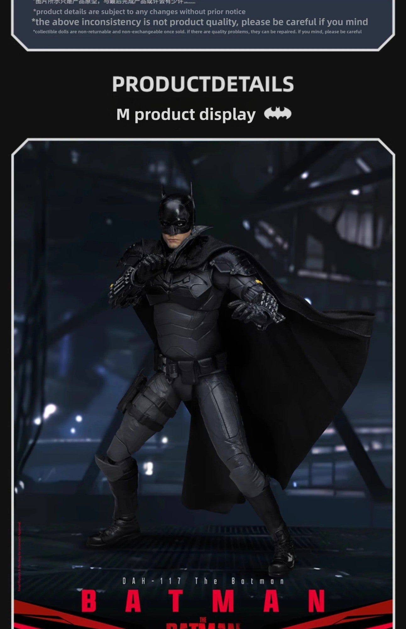 Dc Figures Beast Kingdom Bell Keaton Pattinson Clooney Batman Action Figurebatman Figure Dc Action Figures Model Gift Original