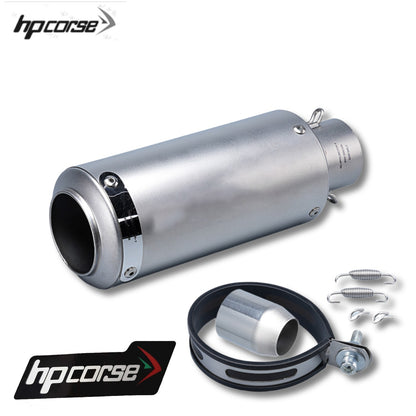 Universal 51mm motorcycle exhaust inox muffler carbon fiber exhaust for z900 R3 R25 MT07 MT09 R1 Z400 Z650