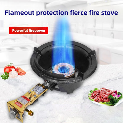 Commercial Restaurant Energy Saving Gas Stove Automatic Flameout Protection Device Gas Range Liquefied Gas Stove Single Cooktop