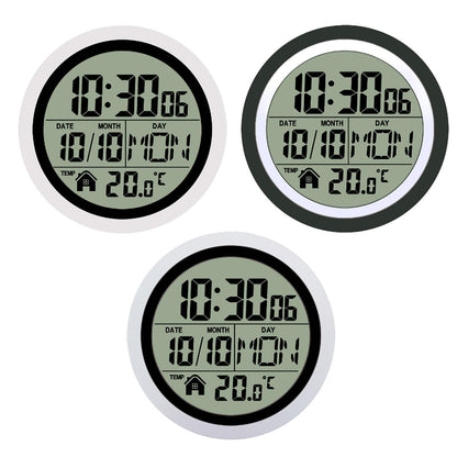 1Pcs Digital Shower Clock Easy to Use Modern Easy to Read Digital Bathroom Waterproof Wall Clock for Kitchen Bedroom Living Room