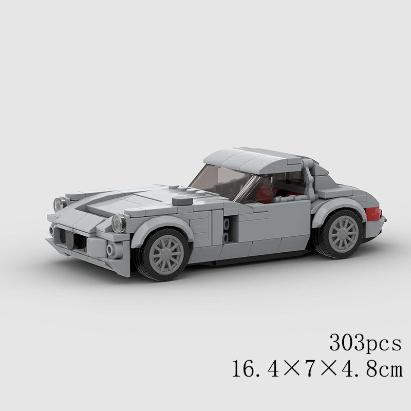 MOC Speed Sports Super Carro de Corrida Blocos de Montar DIY Tijolos Cidade Rally Técnico Grande Veículo de Corrida Presente de Natal Brinquedo