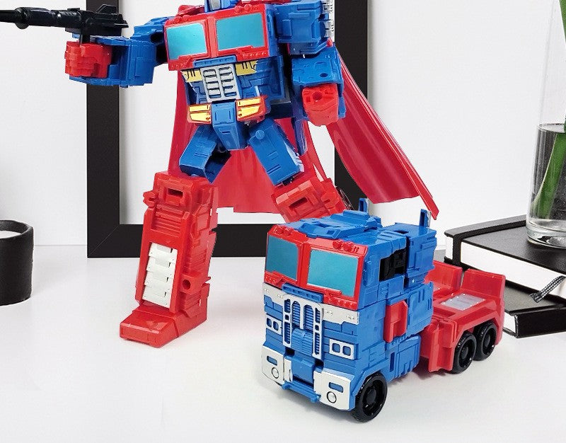 WEIJIANG NOVO 20CM Transformação Anime Boneco de Ação Brinquedos de Filme Plástico ABS Robô Carro Avião Tanque Legal Modelo Presente para Meninos