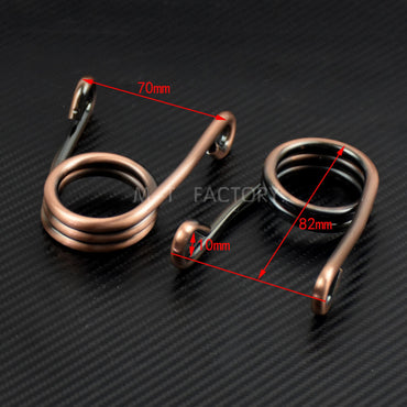 Motorcycle Solo Seat Custom Torsion Saddle Seat Springs For Harley Bobber Chopper Softail Sportster XL1200 883