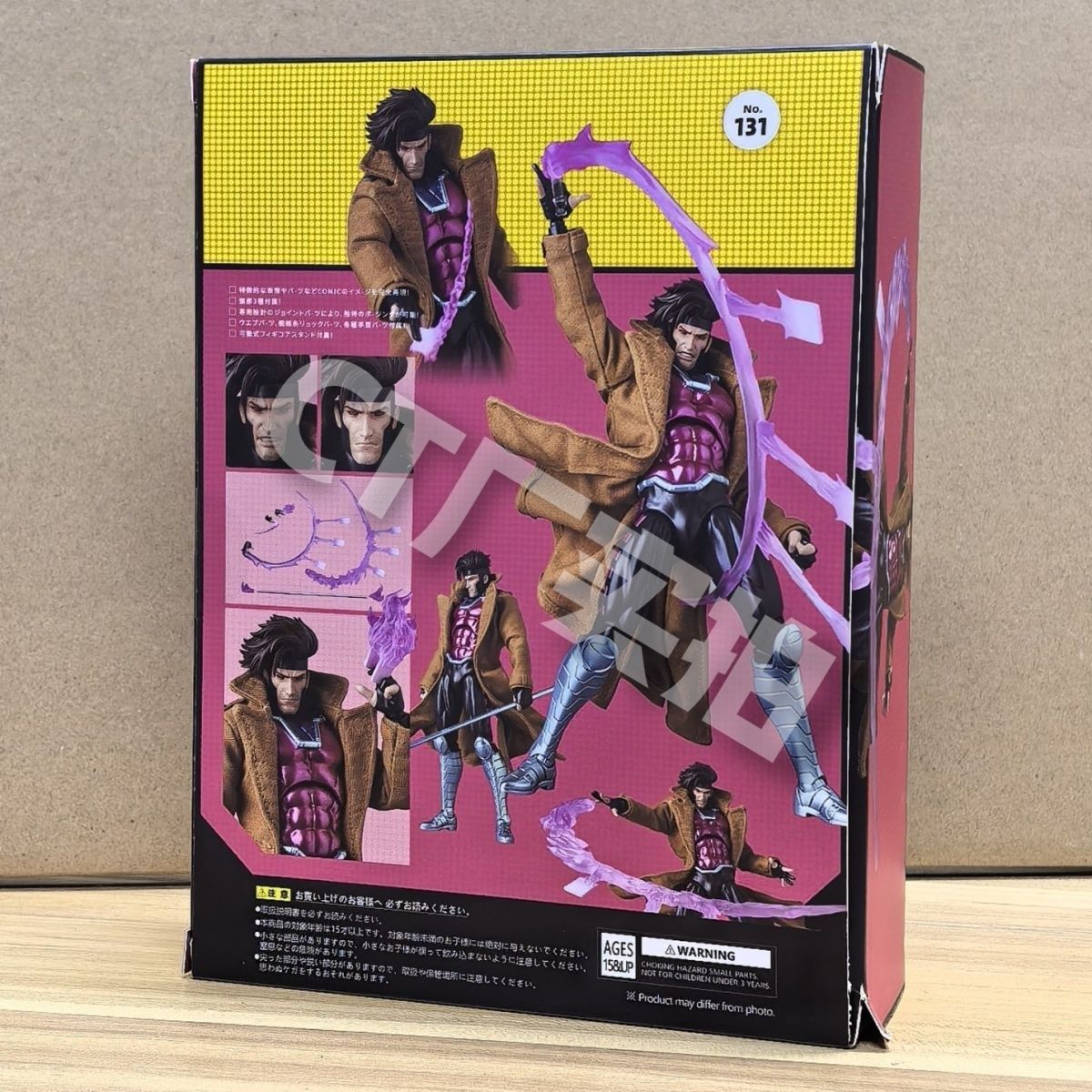 CT Toys Gambit Wolverine Figure Mafex 138 Hellverine Mafex 96 Boneco de Ação X-Men Marrom Quadrinhos SHF Modelo KO Boneco de Brinquedo