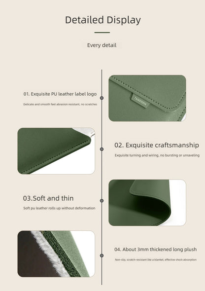 Laptop Sleeve Bag Case For Apple Macbook Air Pro 13 M1 M2 M3 Notebook Cover Tablet Bag For ASUS HP DELL 13.3 13.6 14 15 15.6 16