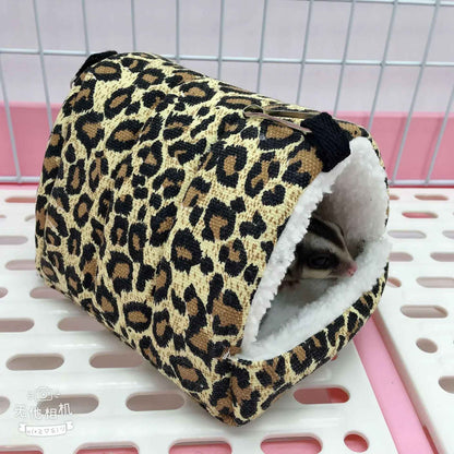 Ninho de Hamster Bolsa de Mel Esquilo Ramo de Flor Brilhante Porquinho-da-índia Porco-da-holanda Gato Longo Suprimentos de Aquecimento de Inverno para Animais de Estimação Gaiolas de Algodão