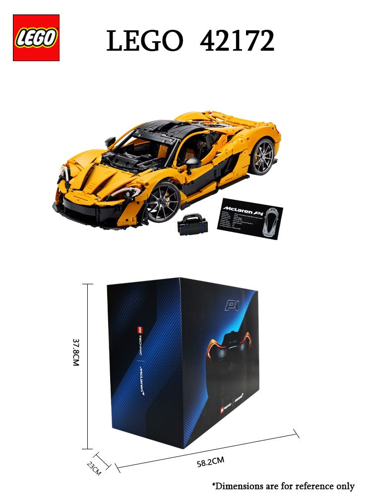Lego 42172 McLaren P1 Kit Mecânico Supercarro Modelo Meninos e Meninas Conjunto de Brinquedos de Blocos de Construção Presente
