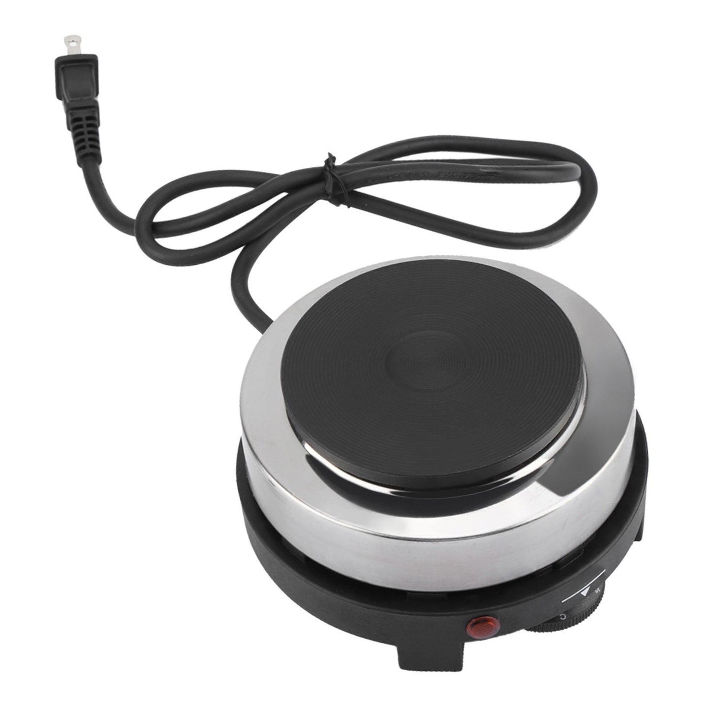 Mini Fogão Elétrico Portátil 500W Chapa Quente Aquecedor Doméstico Multifuncional (Plug EUA 110V)