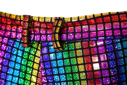 Novas Calças Masculinas Luxuosas de Terno Xadrez com Lantejoulas Moda Masculina Festa de Dança Bar KTV Casual Calças Pequenas Elásticas