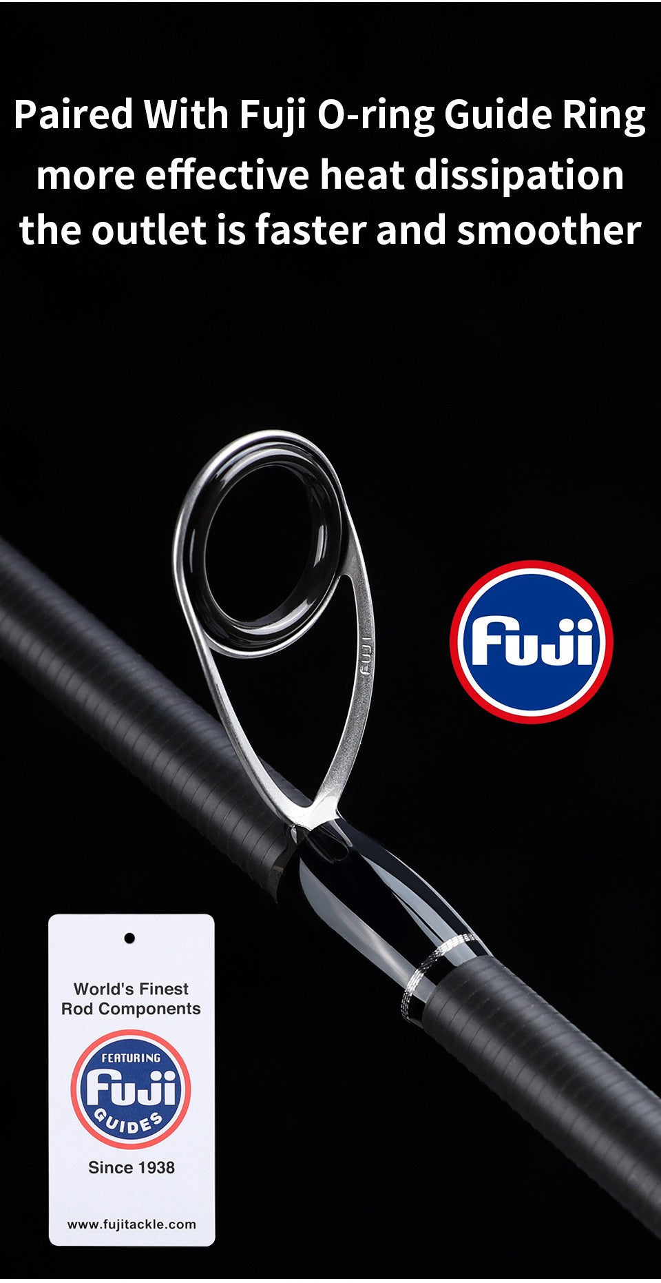 Vara de Pesca LINNHUE TS Fuji Guide Lure Rod 1.68-2.7m 2/3 Seções Fibra de Carbono Leve Vara de Spinning Vara de Baitcasting Haste de Presente Capa de Vara