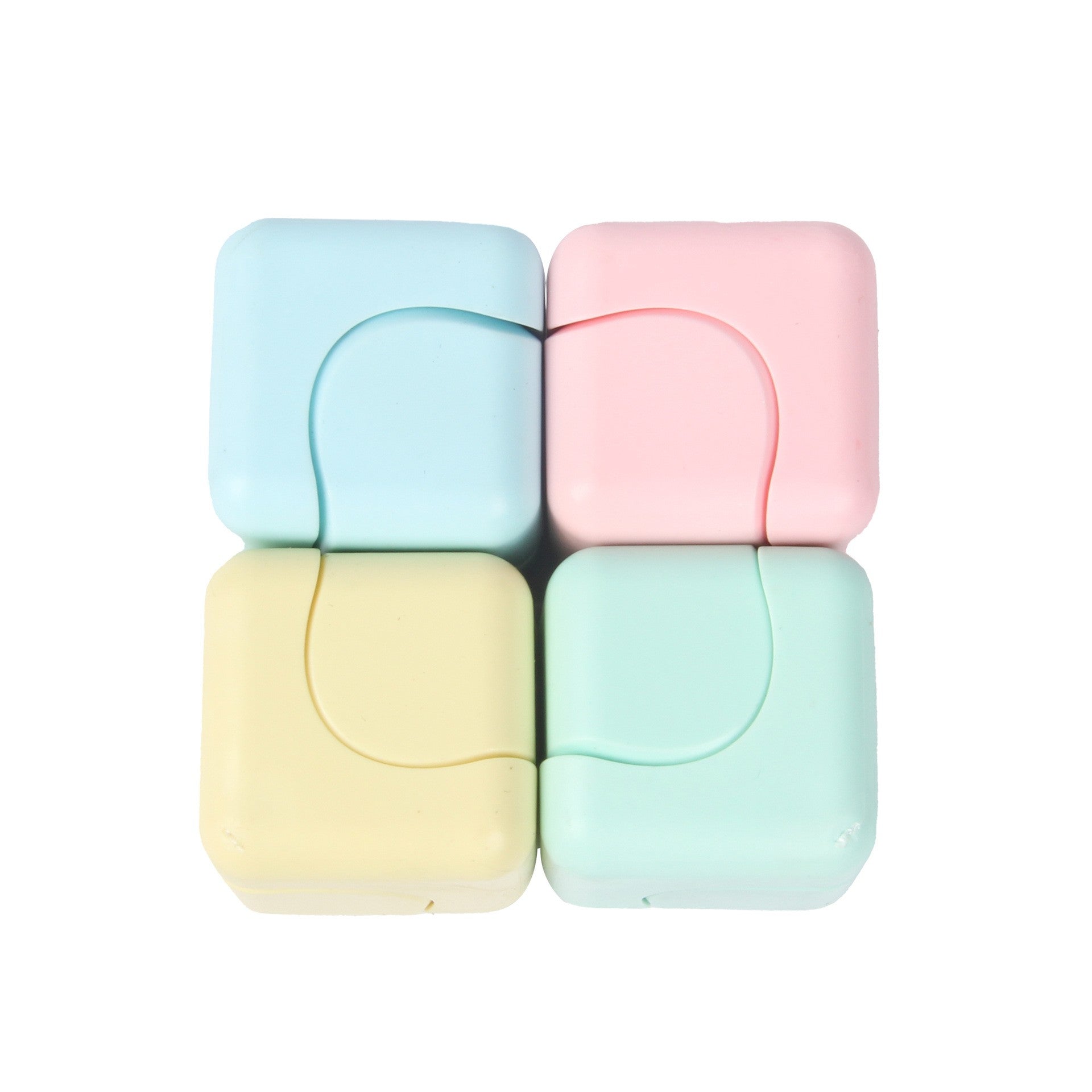 1/4/8PCS Square Rotating Cube Fingertip Pocket Pressure Reducing Gyro Toy Stress Relief Sensory Toys Kids Birthday Party Favors
