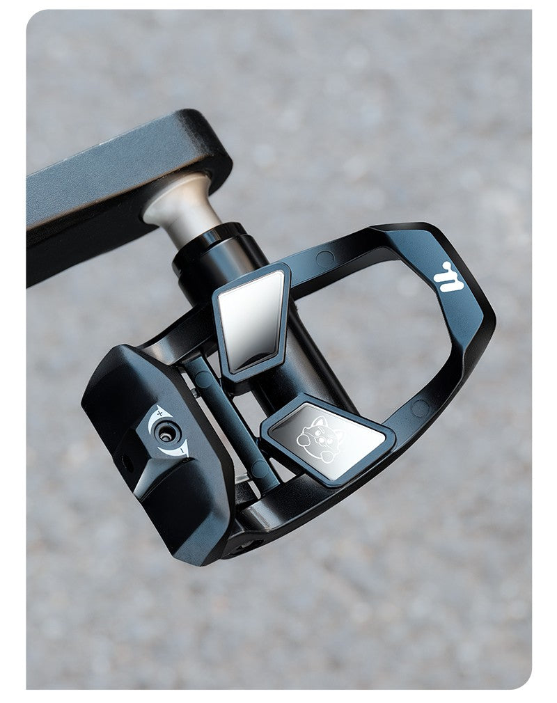 WEST BIKING Road Bike Pedals Nylon Bicycle Locking Pedals Cycling Bearing Cleats Clipless Pedal Look System With Locking Plates