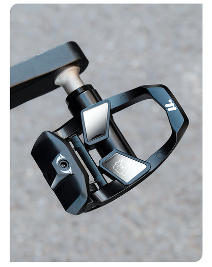 WEST BIKING Road Bike Pedals Nylon Bicycle Locking Pedals Cycling Bearing Cleats Clipless Pedal Look System With Locking Plates