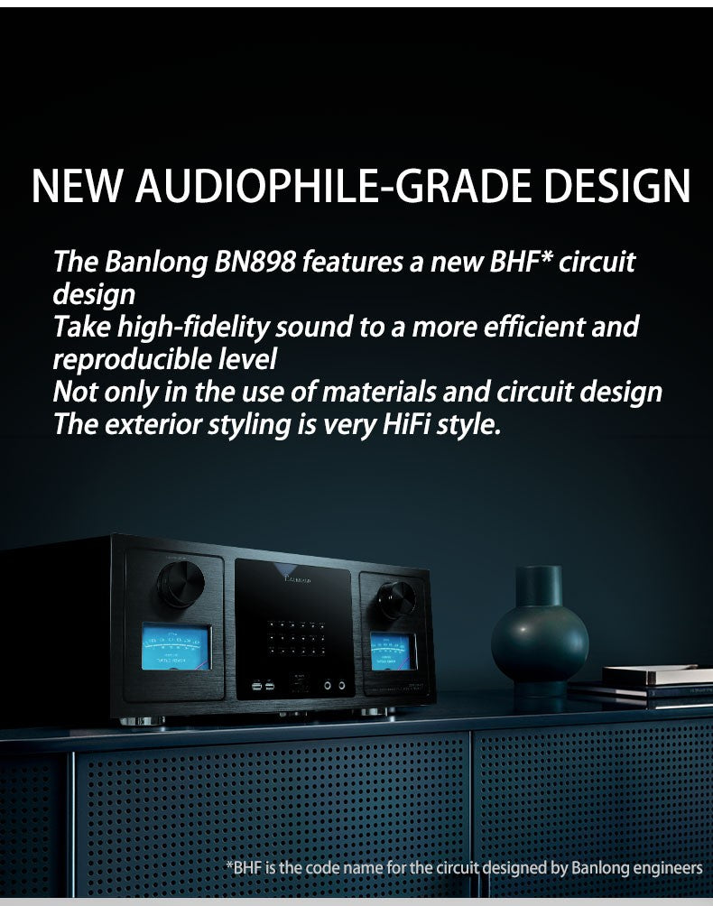 Conjunto de áudio Bluetooth de home theater com rede inteligente e 7.2 canais Balenald Dolby Atmos de última geração