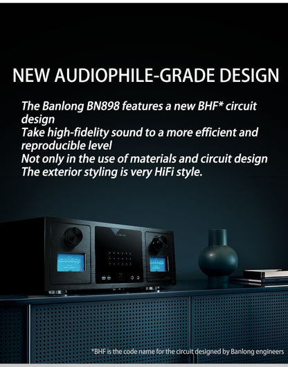 Conjunto de áudio Bluetooth de home theater com rede inteligente e 7.2 canais Balenald Dolby Atmos de última geração