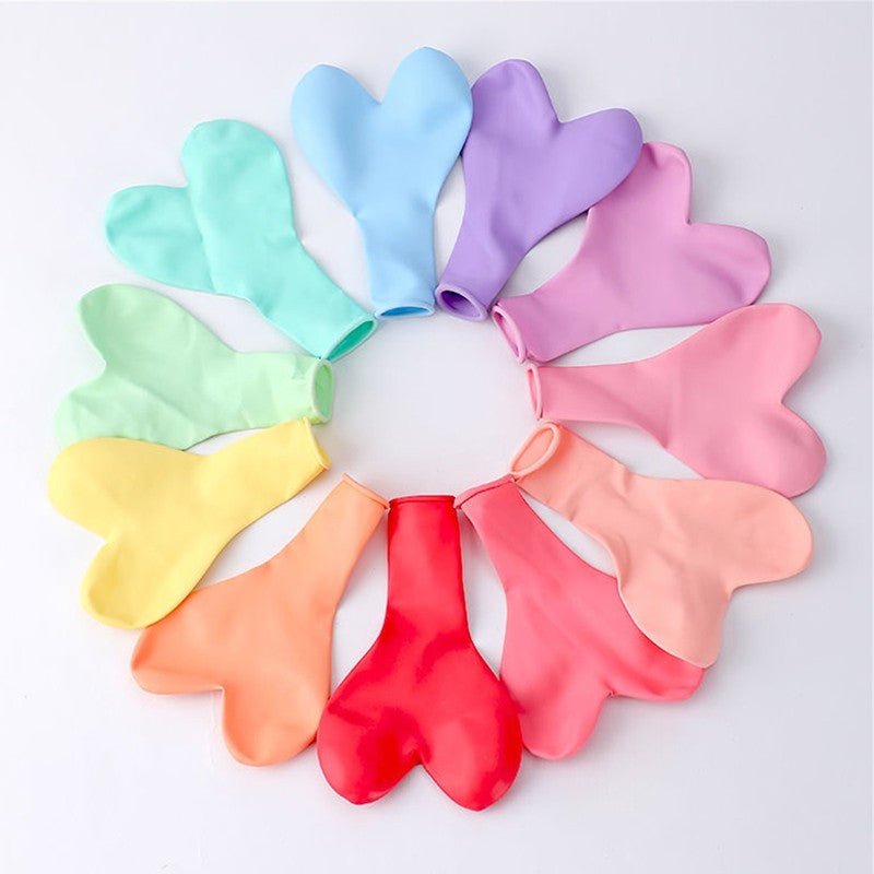 10/20/30/50pcs 12inch Macaron Heart-shaped Latex Balloon Helium Balloons Valentine's Day Wedding Birthday Party Decoration