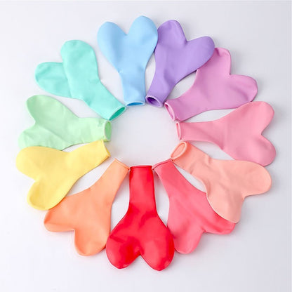 10/20/30/50pcs 12inch Macaron Heart-shaped Latex Balloon Helium Balloons Valentine's Day Wedding Birthday Party Decoration