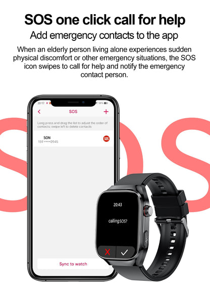 2025Novo Micro Exame Físico Smartwatch Para Homens Ácido Úrico Gordura Corporal Relógios de Saúde de Cinco Órgãos Chamada Bluetooth SmartBracelet