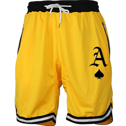 Summer Men Casual Breathable Fitness Basketball Comfortable Beach Sports Shorts Male Bermudas