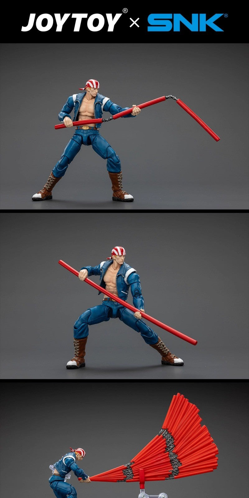 JOYTOY SNK KOF '98UM' 97 Special Team Ryuji Yamazaki Billy Kane Blue Mary 1/18 Bonecos de Ação Modelo Colecionável Brinquedo Presente para Menino
