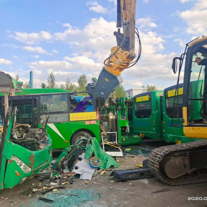 Excavator Hydraulic Steel Shear Scrap End-of-Life Vehicle Multi-Dismantling Machinery Used Vehicle Car Auto Dismantler System