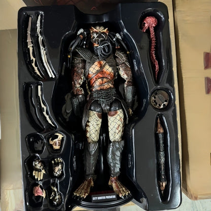 In Stock 1/6 Predator Hc Flower Crab Elder B C Version Scarred Predator Action Figure Model Desktop Collection Decoration Toy