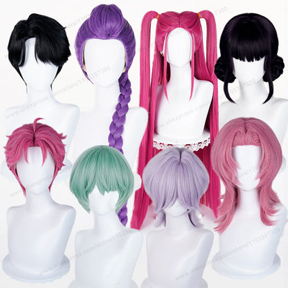 Saja Boys Baby Rumi Mira Zoey Abby Jinu Mystery Romance Cosplay Synthetic Wig Men Women Hair  Anime Heat Resistant Wigs