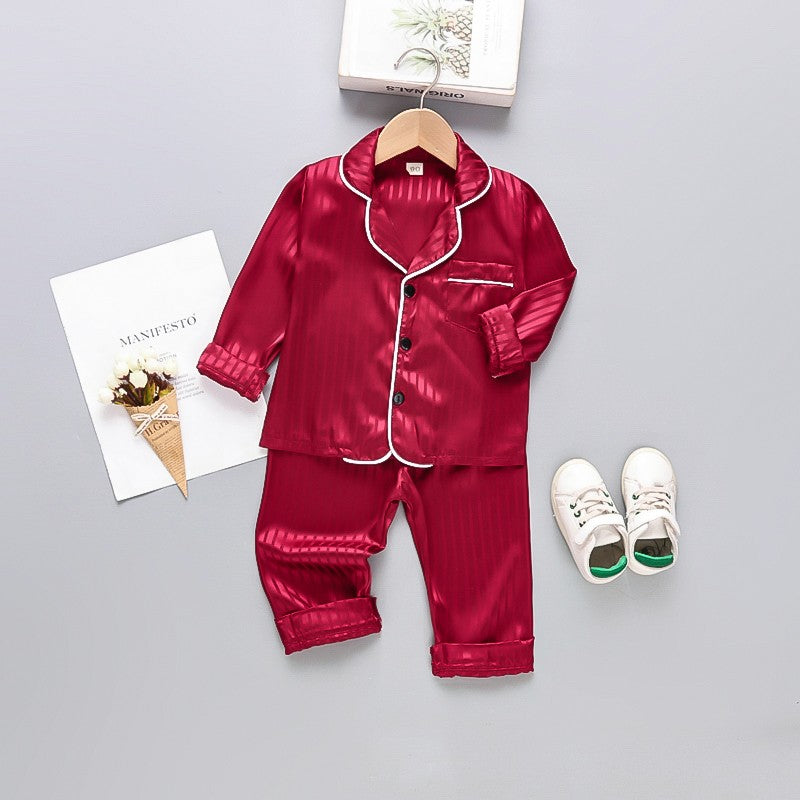 Conjunto de Roupas de Bebê Primavera Outono Meninos Pijama Infantil Camisa Manga Longa Calça 2 Peças/Conjuntos Roupa de Dormir para Crianças Fantasia Infantil